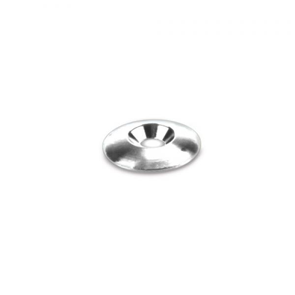 Unterlegscheibe Alu silber 8x33mm | für Senkkopf